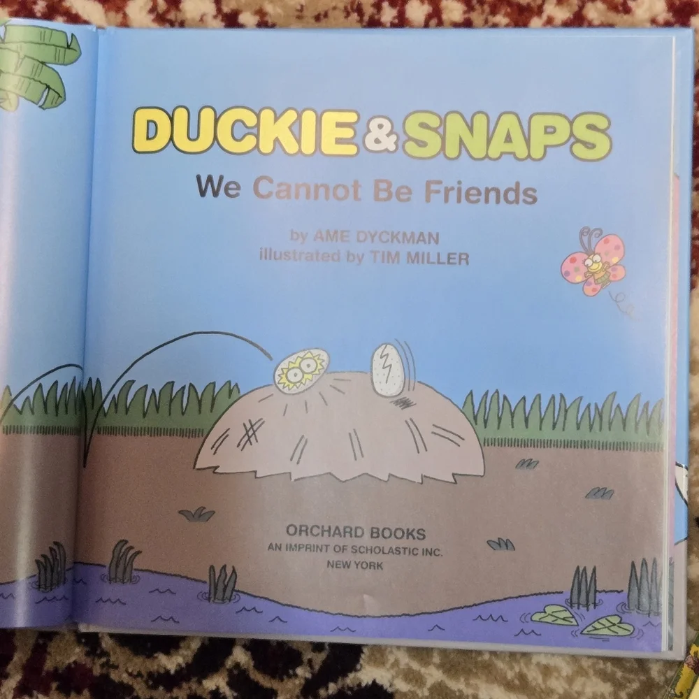 Duckie & Snaps We Cannot Be Friends Children's Book Ame Dyckman Hardcover 2025